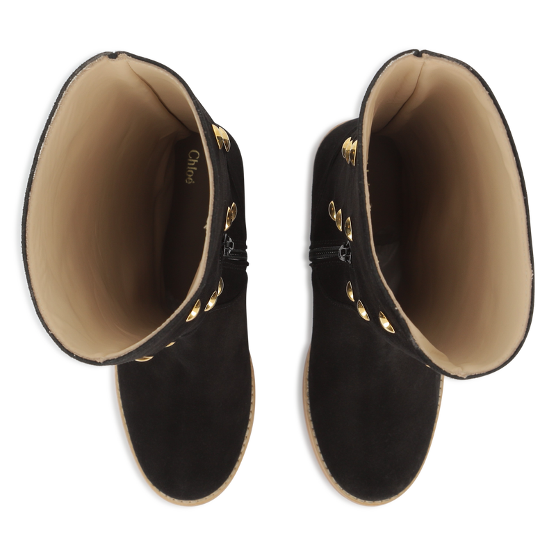 Stiefel aus Kalbsveloursleder CHLOE 
                        M&Auml;DCHEN