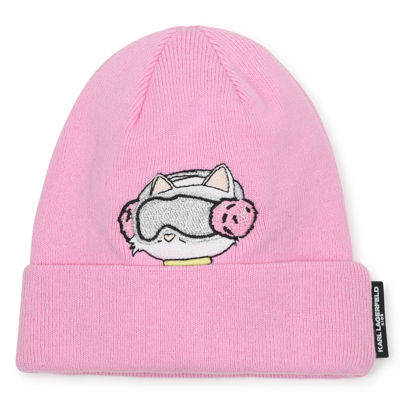 Strickm&uuml;tze KARL LAGERFELD KIDS 
                        M&Auml;DCHEN
