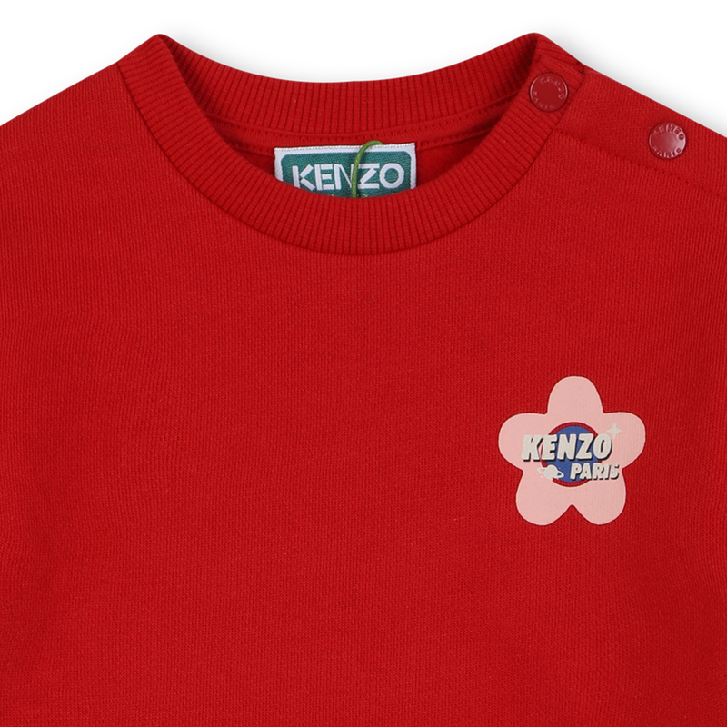 Lang&auml;rmeliges Kleid KENZO KIDS 
                        M&Auml;DCHEN