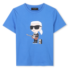Kurzarm-T-Shirt KARL LAGERFELD KIDS 
                    JUNGE