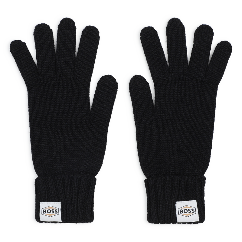 M&uuml;tze und Handschuhe Set BOSS 
                        JUNGE
