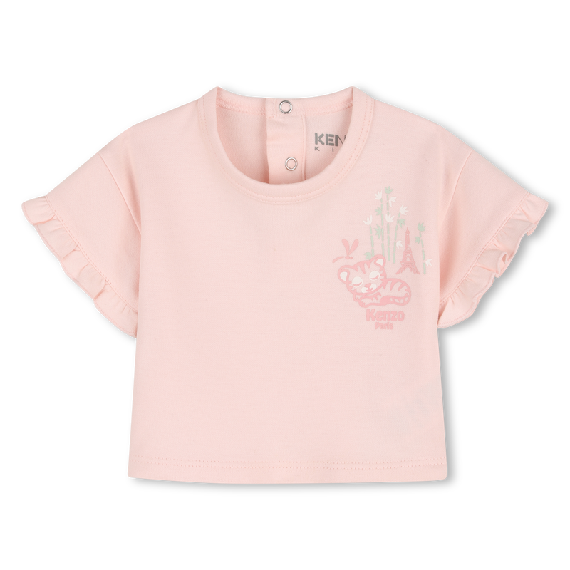 SET AUS T-SHIRT, PYJAMA UND STIRNBAND KENZO KIDS 
                        M&Auml;DCHEN