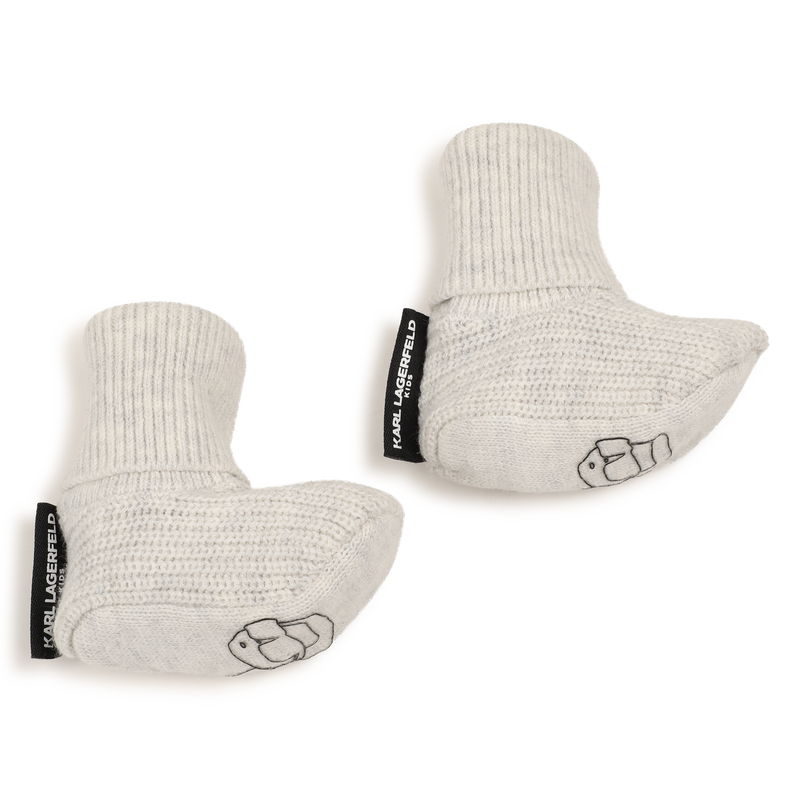 M&uuml;tze und Socken Set KARL LAGERFELD KIDS 
                        UNISEX