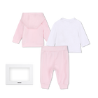 Hose, Cardigan und T-Shirt Set BOSS 
                    M&Auml;DCHEN