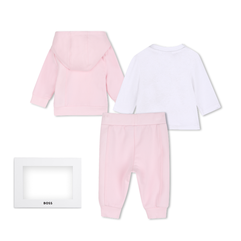 Hose, Cardigan und T-Shirt Set BOSS 
                        M&Auml;DCHEN