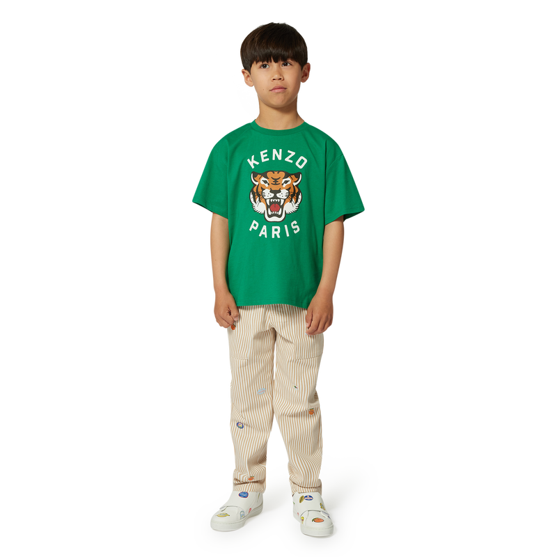 Baumwoll-T-Shirt mit Print KENZO KIDS 
                        JUNGE