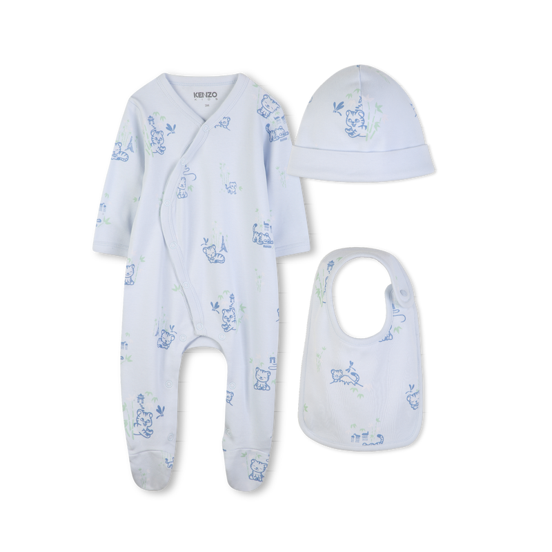 PAJAMA, HUT UND L&Auml;TZCHEN SET KENZO KIDS 
                        JUNGE