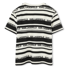 Gestreiftes T-Shirt KARL LAGERFELD KIDS 
                    JUNGE