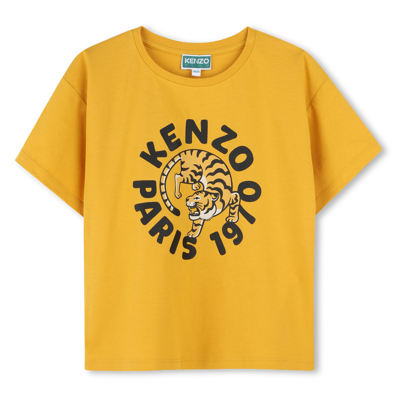 T-Shirt aus Baumwolle KENZO KIDS 
                        M&Auml;DCHEN