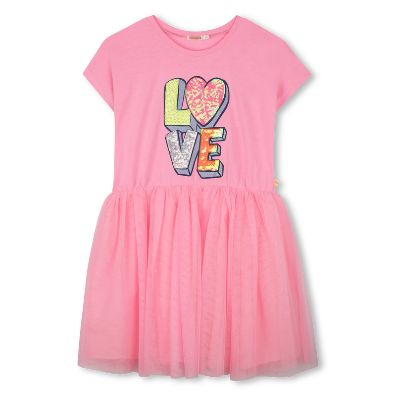 Kleid aus zwei Materialien BILLIEBLUSH 
                        M&Auml;DCHEN