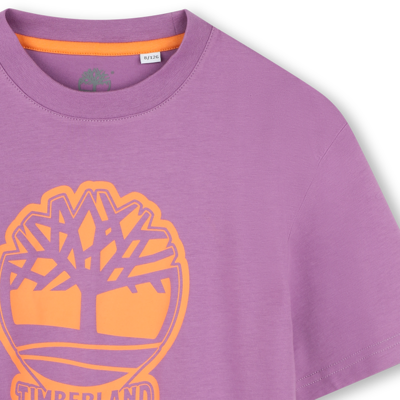 Zweifarbiges T-Shirt mit Logo TIMBERLAND 
                        JUNGE