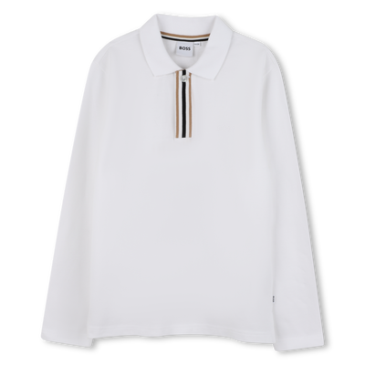 Lang&auml;rmeliges Poloshirt BOSS JUNGE