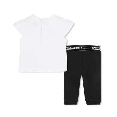 T-Shirt und lange Unterhose KARL LAGERFELD KIDS MÄDCHEN