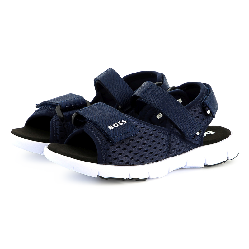 Klett-Sandalen aus Canvas BOSS 
                        JUNGE