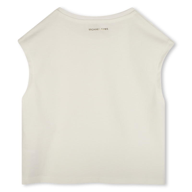 Festliches Baumwoll-T-Shirt MICHAEL KORS 
                        M&Auml;DCHEN