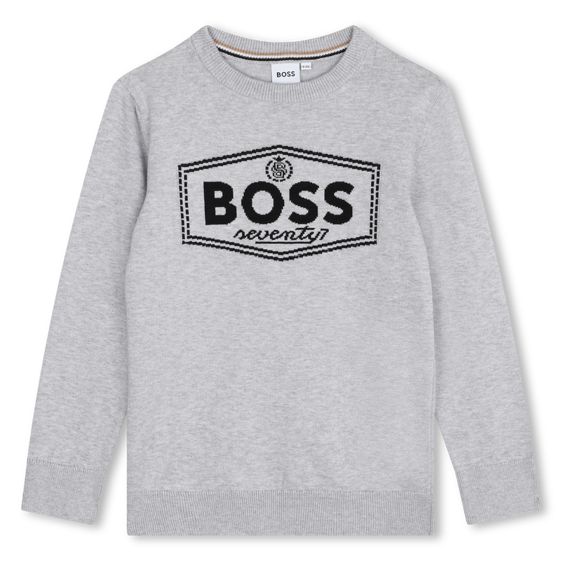 Baumwoll-Pullover BOSS 
                        JUNGE