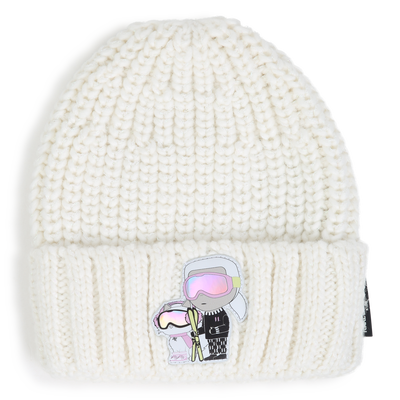 Strickm&uuml;tze KARL LAGERFELD KIDS M&Auml;DCHEN