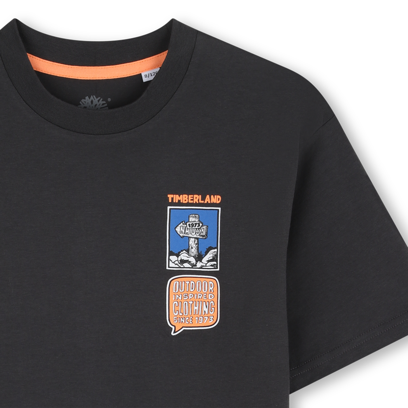 Kurz&auml;rmeliges t-shirt TIMBERLAND 
                        JUNGE