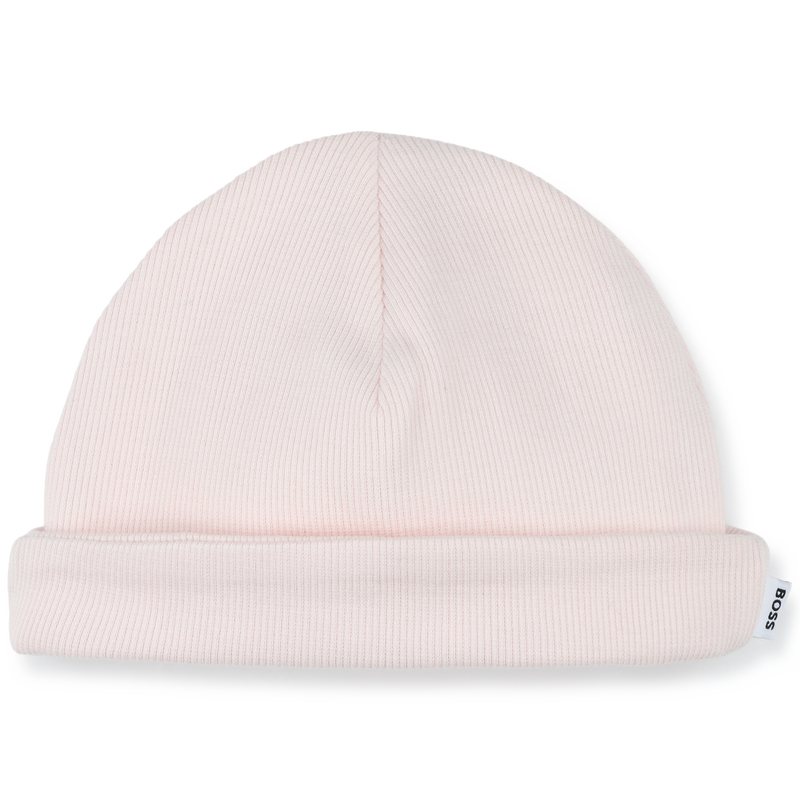 Ripp-M&uuml;tzchen mit Umschlag BOSS 
                        M&Auml;DCHEN