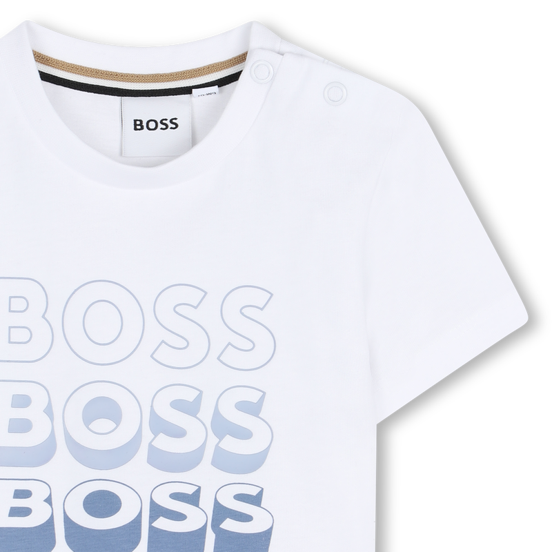 KURZ&Auml;RMELIGES T-SHIRT BOSS 
                        JUNGE