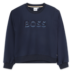 Sweatshirt mit Stickerei BOSS 
                    M&Auml;DCHEN