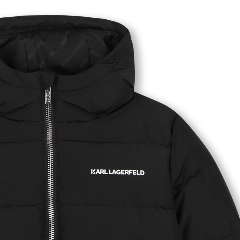 Steppjacke mit Kapuze KARL LAGERFELD KIDS 
                        JUNGE