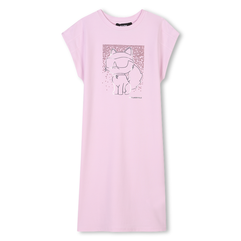 Kurz&auml;rmeliges Kleid KARL LAGERFELD KIDS 
                        M&Auml;DCHEN