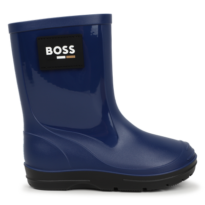 Regenstiefel aus 2 Materialien BOSS JUNGE