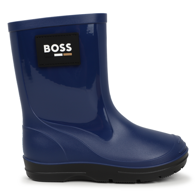 Regenstiefel aus 2 Materialien BOSS 
                        JUNGE