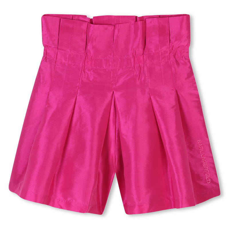 Elegante Shorts aus Seidentaft KARL LAGERFELD KIDS 
                        M&Auml;DCHEN