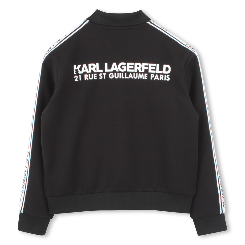 Sweatjacke mit Taschen KARL LAGERFELD KIDS 
                        JUNGE