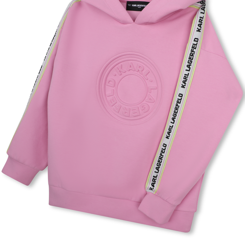 Kapuzensweatshirt KARL LAGERFELD KIDS 
                        M&Auml;DCHEN