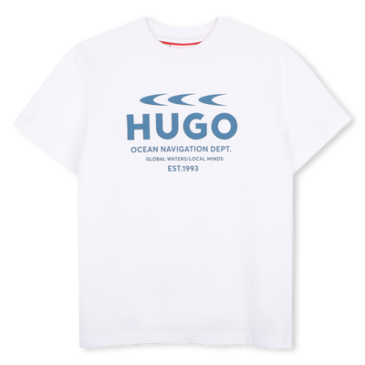 T-Shirt mit kurzen &Auml;rmeln HUGO JUNGE