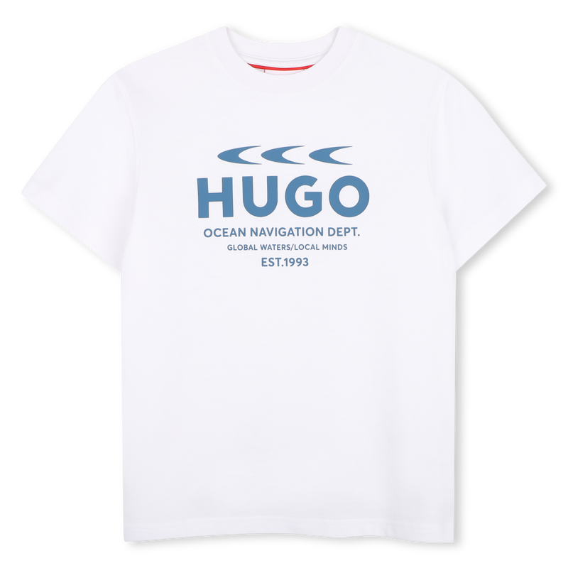 T-Shirt mit kurzen &Auml;rmeln HUGO 
                        JUNGE