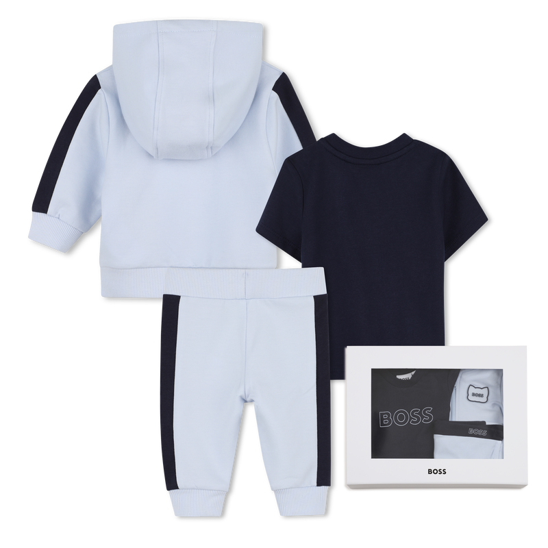 STRICKJACKE + HOSE + T-SHIRT-SET BOSS 
                        JUNGE