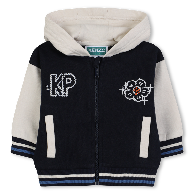 Jogger-Strickjacke KENZO KIDS 
                        M&Auml;DCHEN