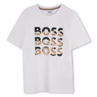T-Shirt aus Baumwolle, WEISS, hi-res