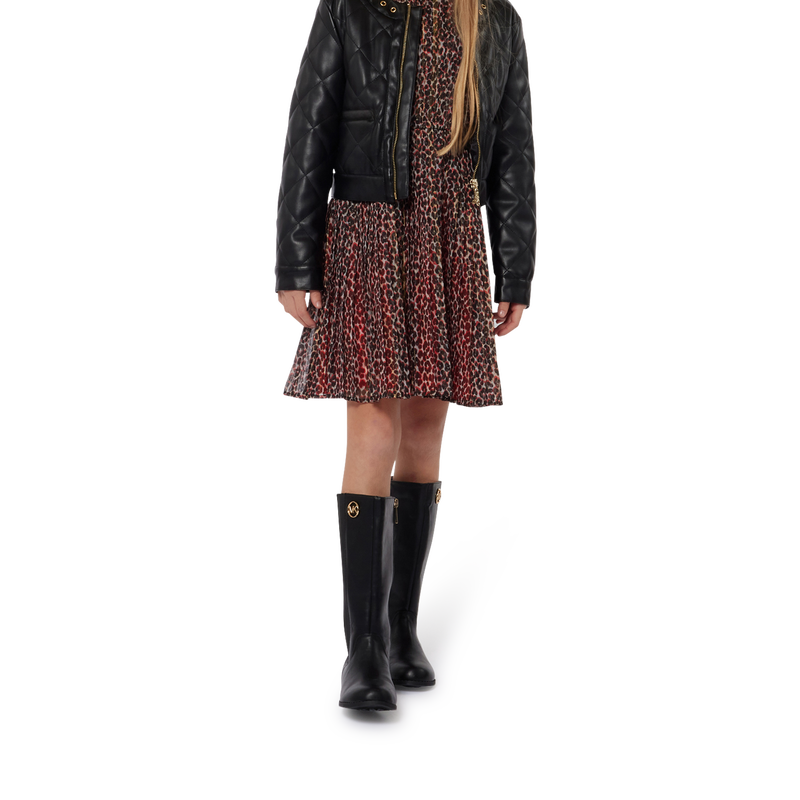 Kleid mit Leopardenmuster MICHAEL KORS 
                        M&Auml;DCHEN