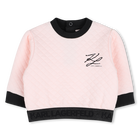 Sweat- und Rockset KARL LAGERFELD KIDS 
                    M&Auml;DCHEN