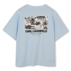 Kurz&auml;rmeliges t-shirt KARL LAGERFELD KIDS 
                    JUNGE