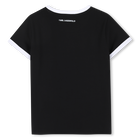 Kurz&auml;rmeliges t-shirt KARL LAGERFELD KIDS 
                    M&Auml;DCHEN