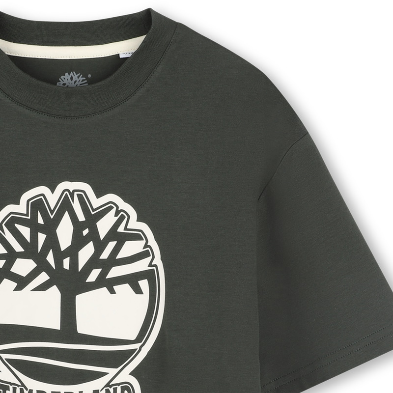 Zweifarbiges T-Shirt mit Logo TIMBERLAND 
                        JUNGE