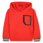 Kapuzenpullover, NEON ROT, hi-res
