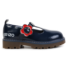 Leder-Ballerinas mit Schnalle KENZO KIDS 
                    M&Auml;DCHEN