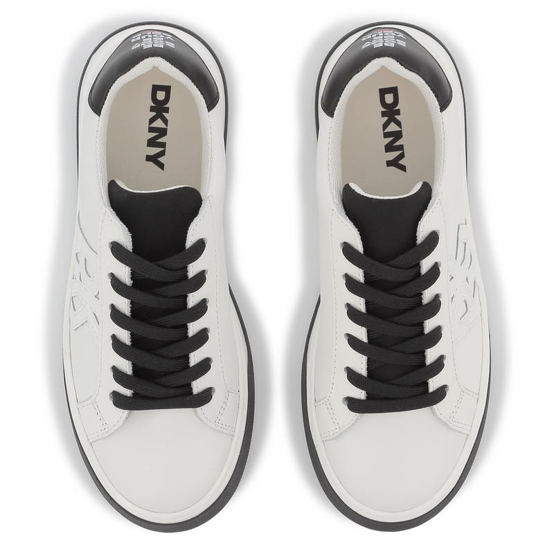 Ledersneaker mit Schn&uuml;rung DKNY 
                        UNISEX