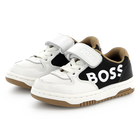 Ledersneaker mit Klettriemen BOSS 
                    JUNGE