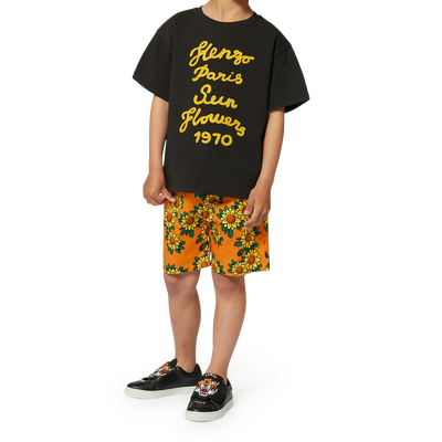Bedruckte Baumwoll-Bermudas KENZO KIDS JUNGE