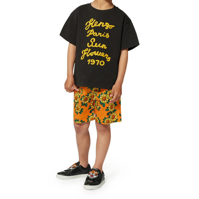 Bedruckte Baumwoll-Bermudas KENZO KIDS 
                        JUNGE