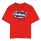 Kurz&auml;rmeliges t-shirt, ROT, hi-res