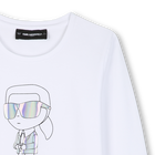 Langarmshirt KARL LAGERFELD KIDS 
                    M&Auml;DCHEN